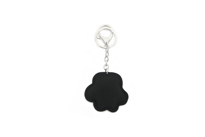 Bag Charm Crystal Paw Black