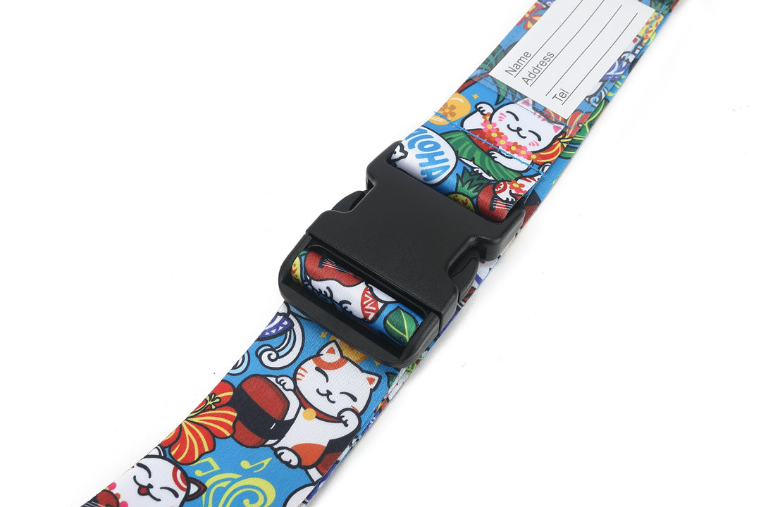 Luggage Strap Neko Teal