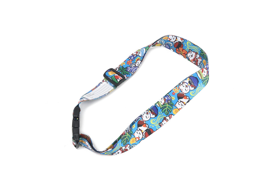 Luggage Strap Neko Teal