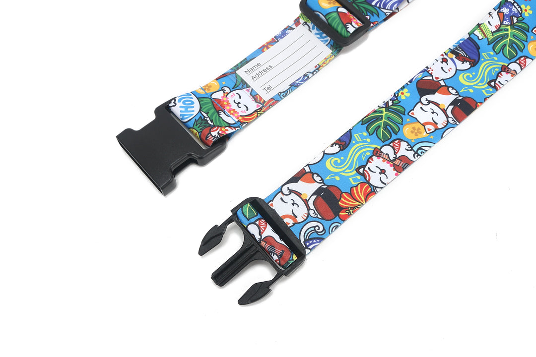 Luggage Strap Neko Teal