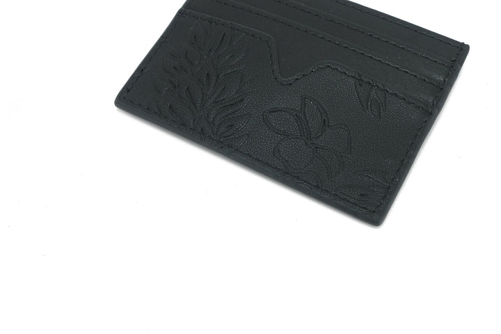 Card Case Meilany Ginger Embossed Black