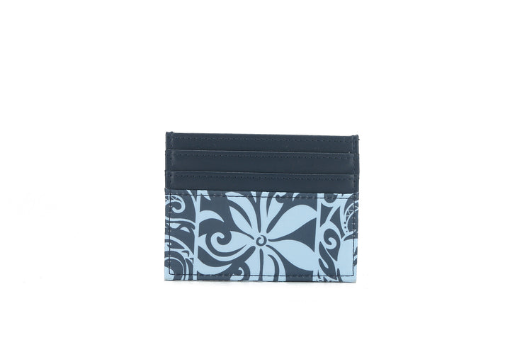 Card Case Meilany Keʻolu Tapa Tiare Teal