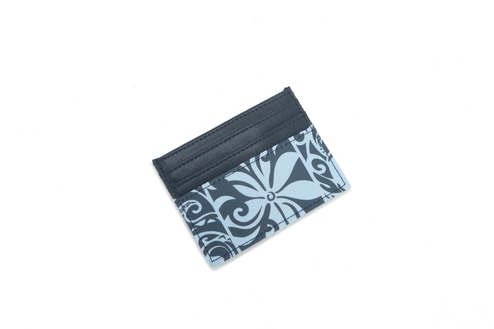 Card Case Meilany Keʻolu Tapa Tiare Teal