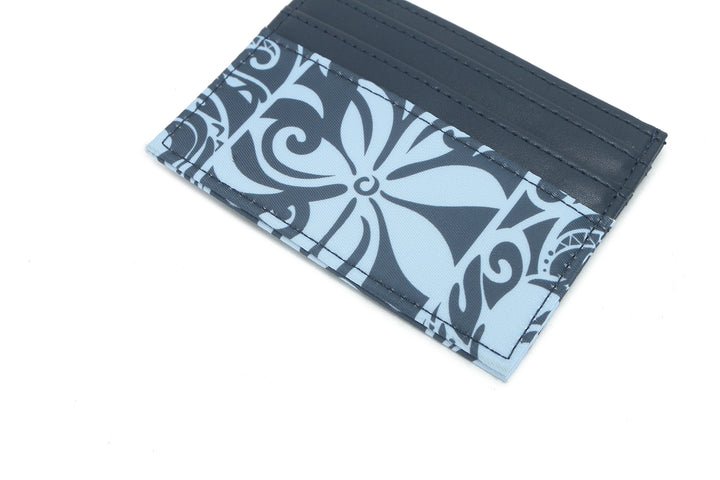 Card Case Meilany Keʻolu Tapa Tiare Teal