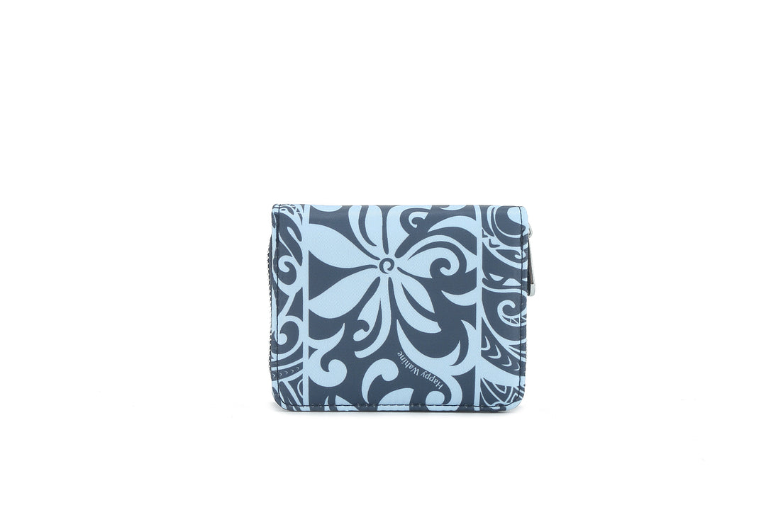 Wallet Meily Keʻolu Tapa Tiare Teal