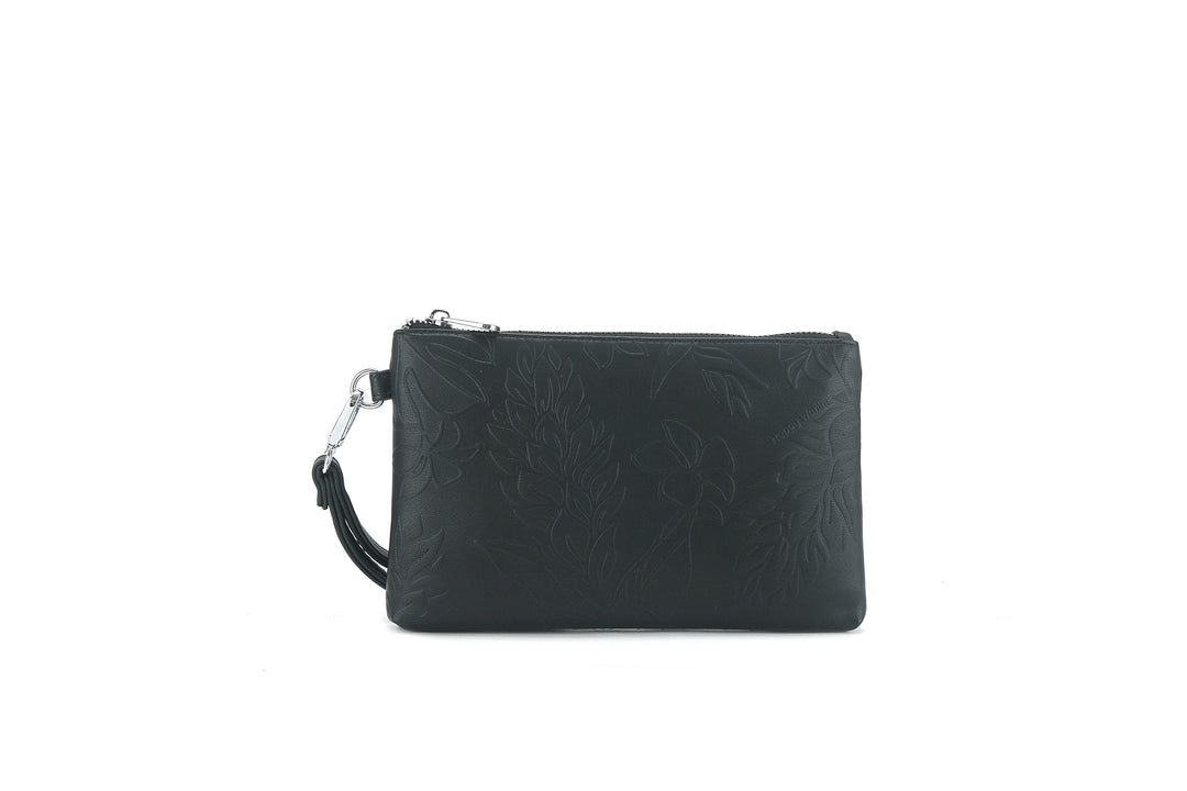 Wristlet Melody Ginger Embossed Black