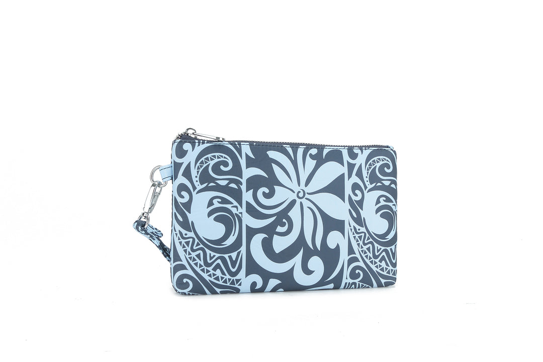 Wristlet Melody Keʻolu Tapa Tiare Teal