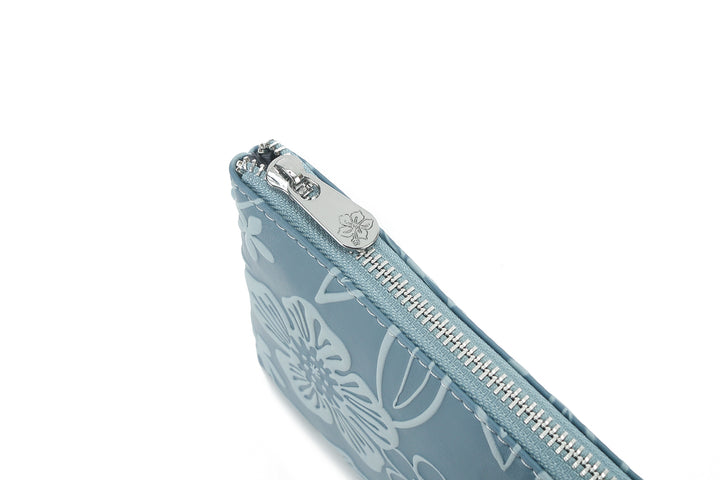 Wristlet Melody Cherry Blossom Embossed Blue