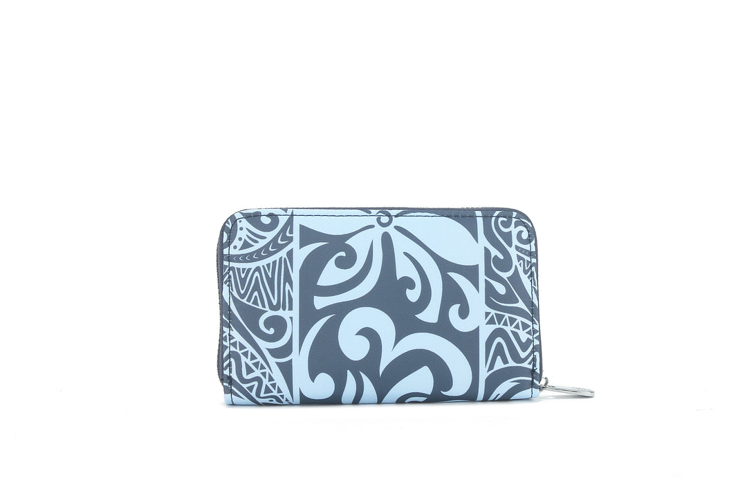 Wallet Chloe Keʻolu Tapa Tiare Teal