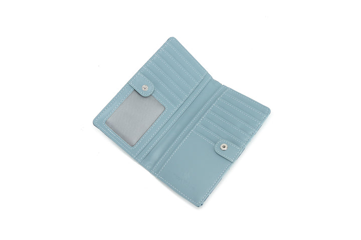 Wallet Teyla Cherry Blossom Embossed Blue