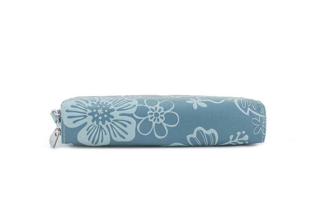 Wristlet Allison Cherry Blossom Embossed Blue