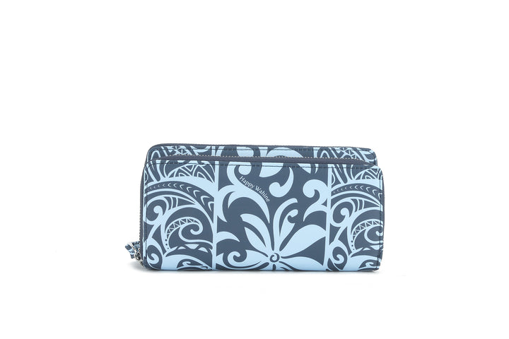 Wristlet Allison Keʻolu Tapa Tiare Teal