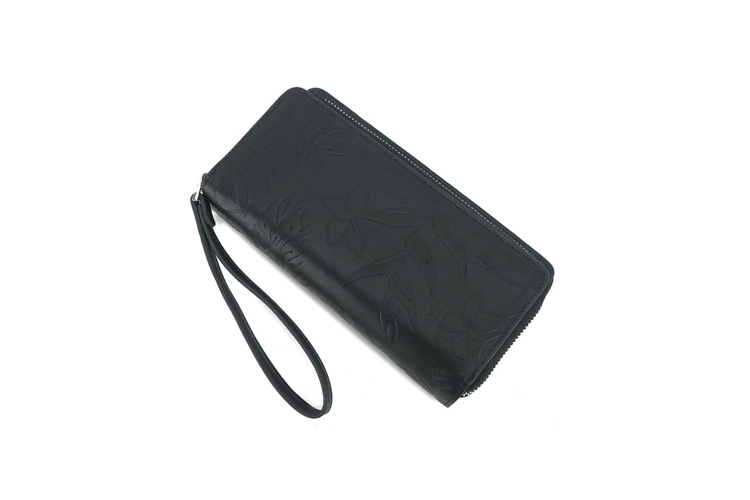 Wristlet Allison Ginger Embossed Black