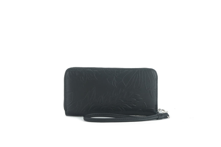 Wallet Kaylee Ginger Embossed Black