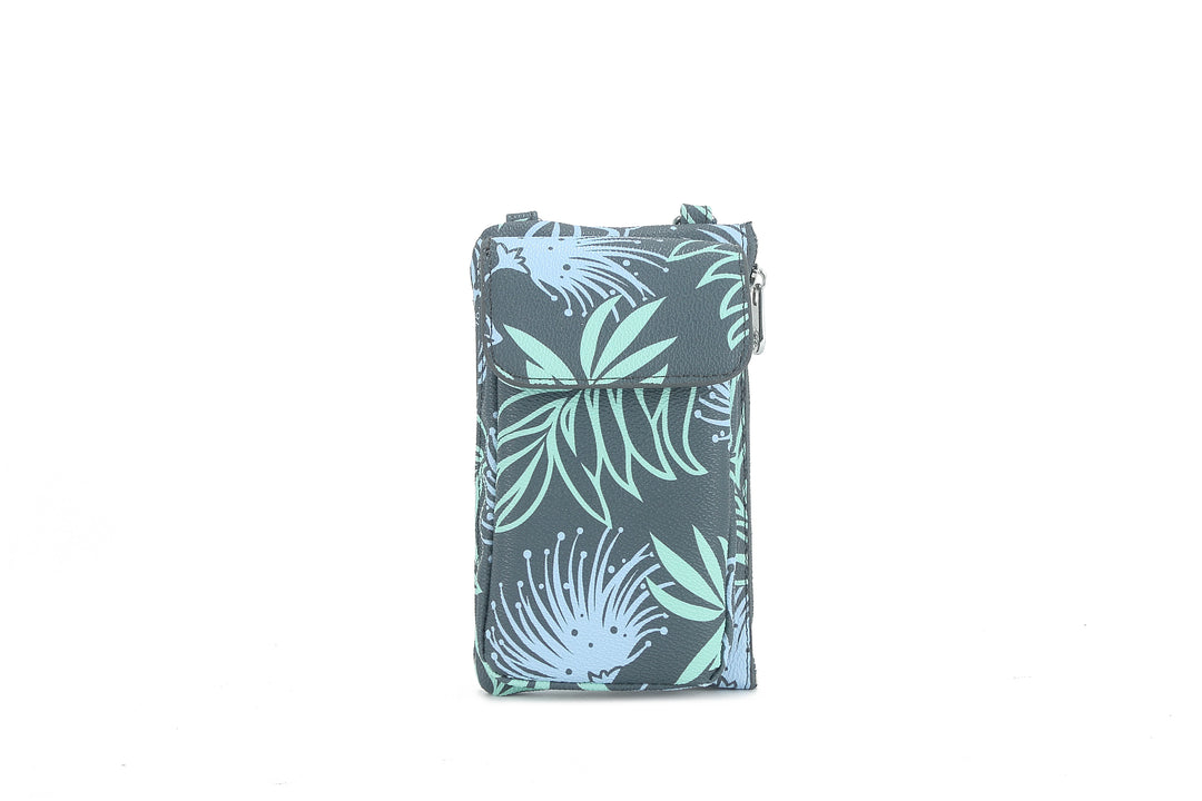 Crossbody Phone Wallet Anna Lehua Grey