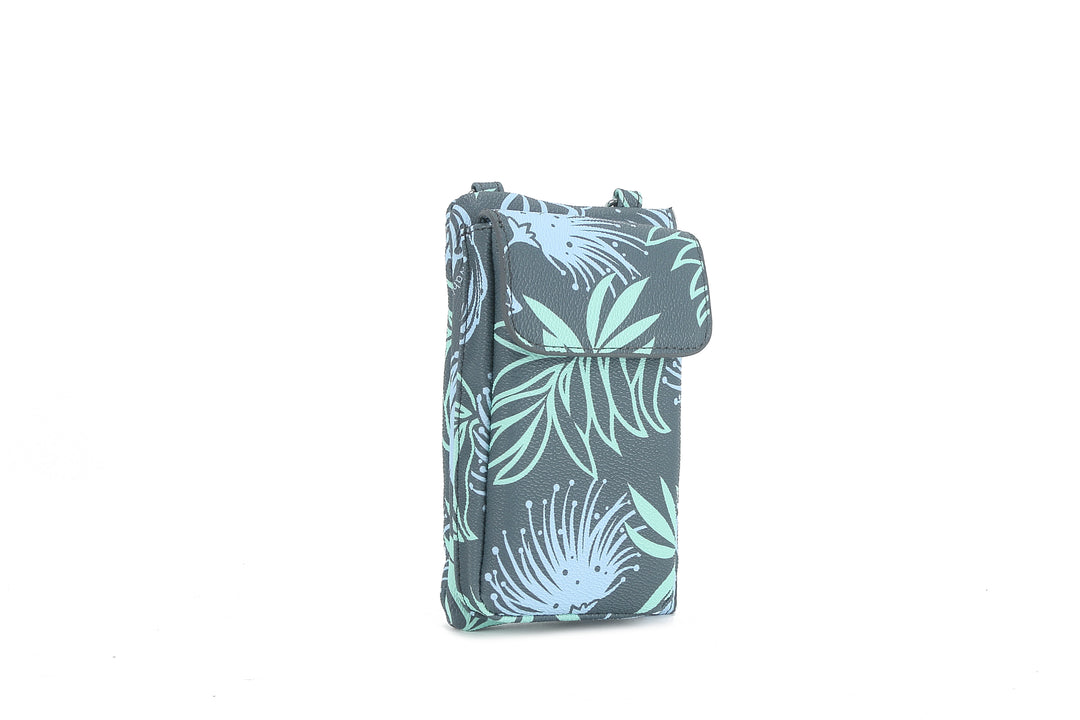 Crossbody Phone Wallet Anna Lehua Grey