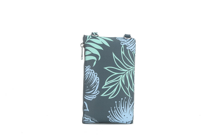 Crossbody Phone Wallet Anna Lehua Grey