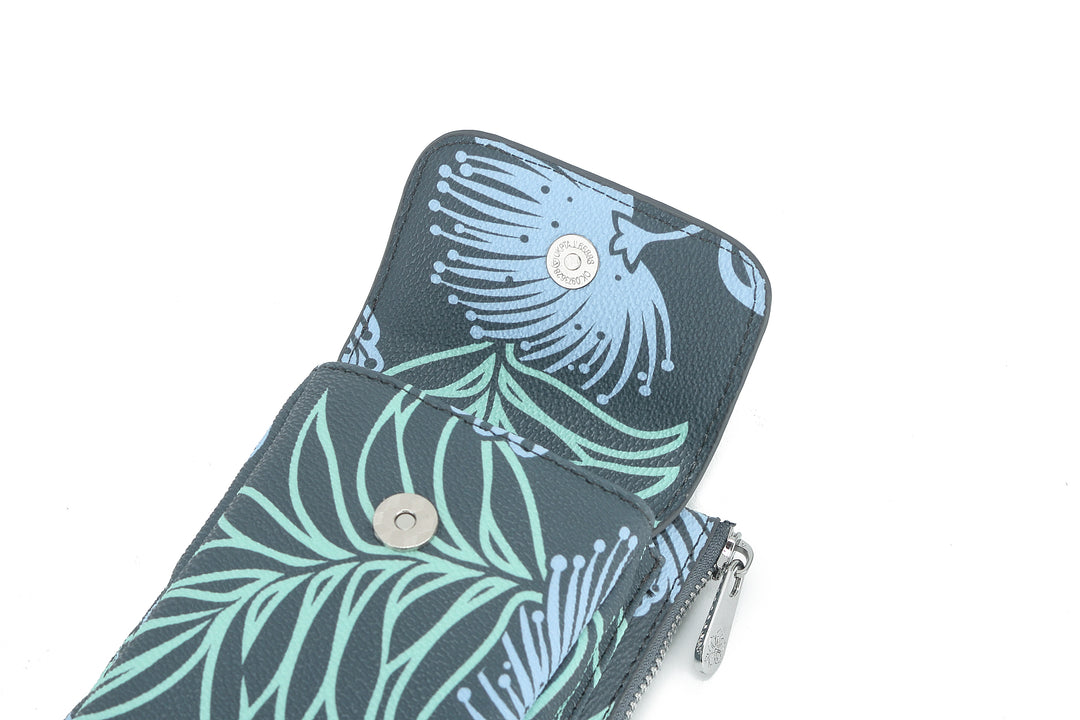 Crossbody Phone Wallet Anna Lehua Grey