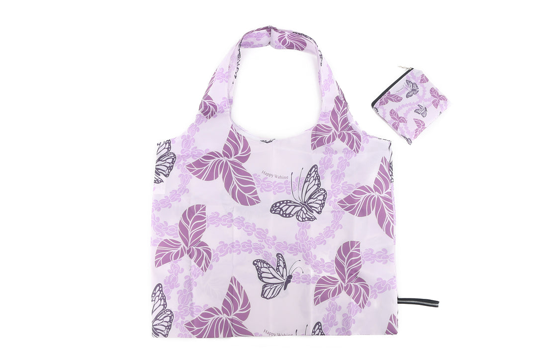 Foldable Bag Jake Butterfly Lei Purple