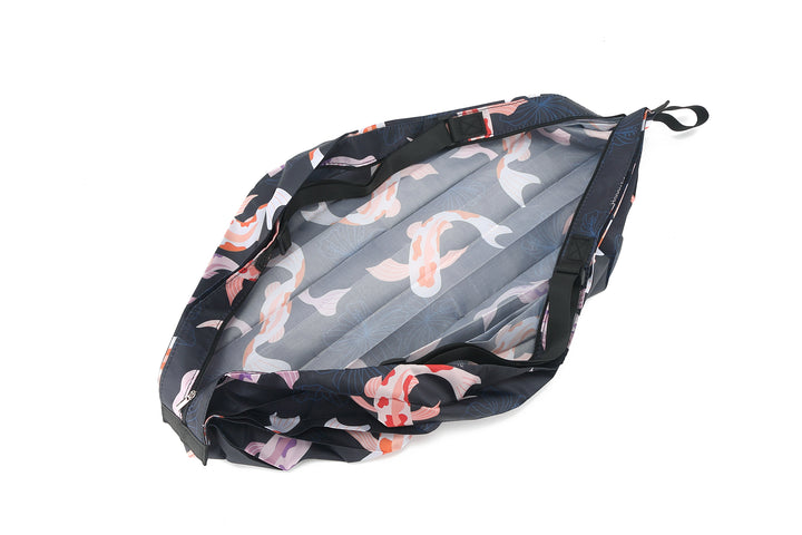 Foldable Bag Jazmine Koi Navy