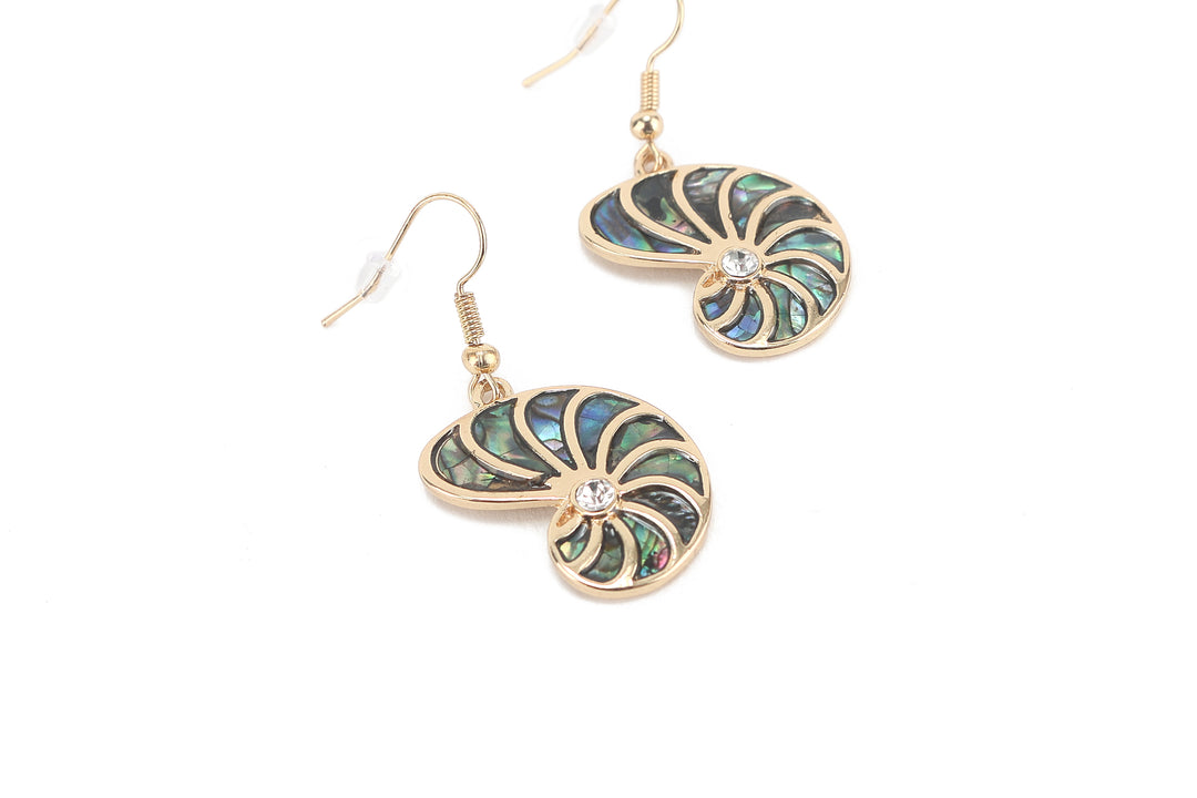 Jewelry Makamae Earring Shell Gold