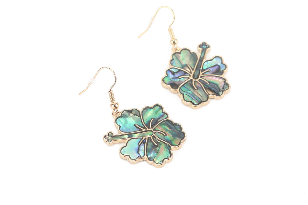 Jewelry Makamae Earring Hibiscus Gold