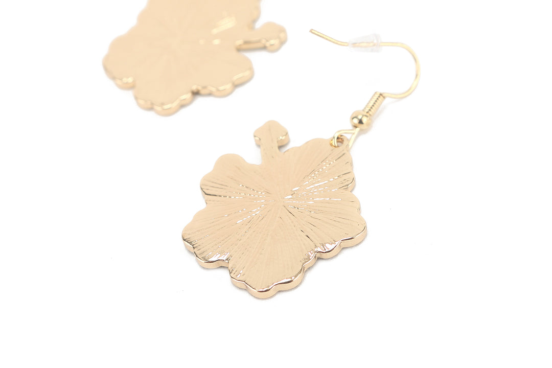 Jewelry Makamae Earring Hibiscus Gold