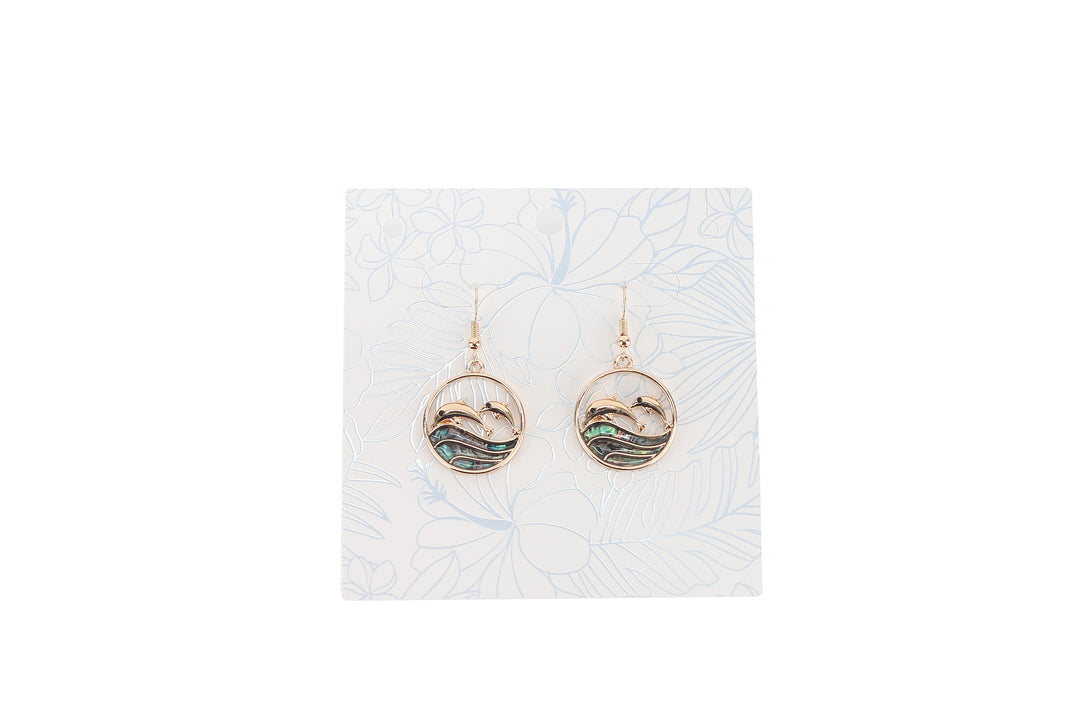 Jewelry Makamae Earring Dolphin Gold