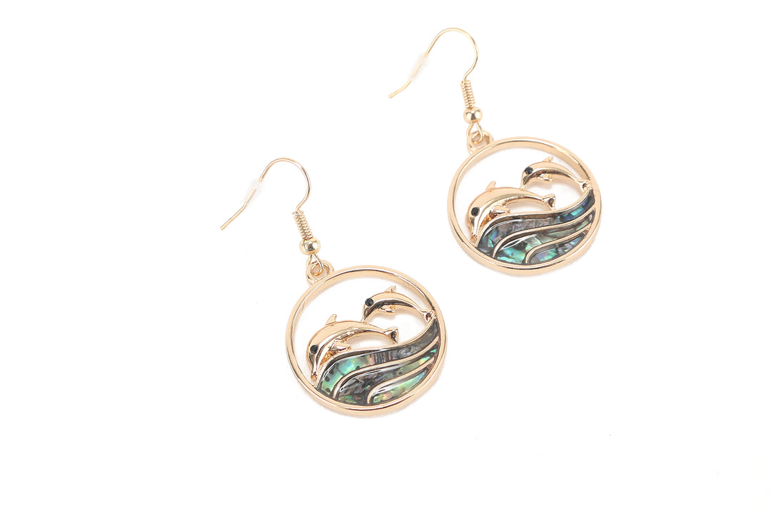 Jewelry Makamae Earring Dolphin Gold