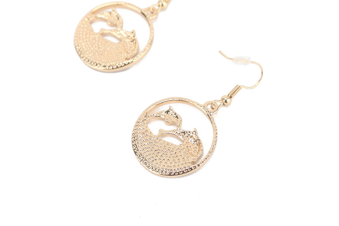 Jewelry Makamae Earring Dolphin Gold