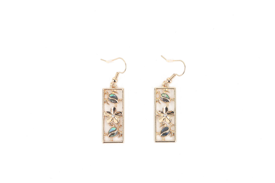 Jewelry Makamae Earring 3 Turtle Gold