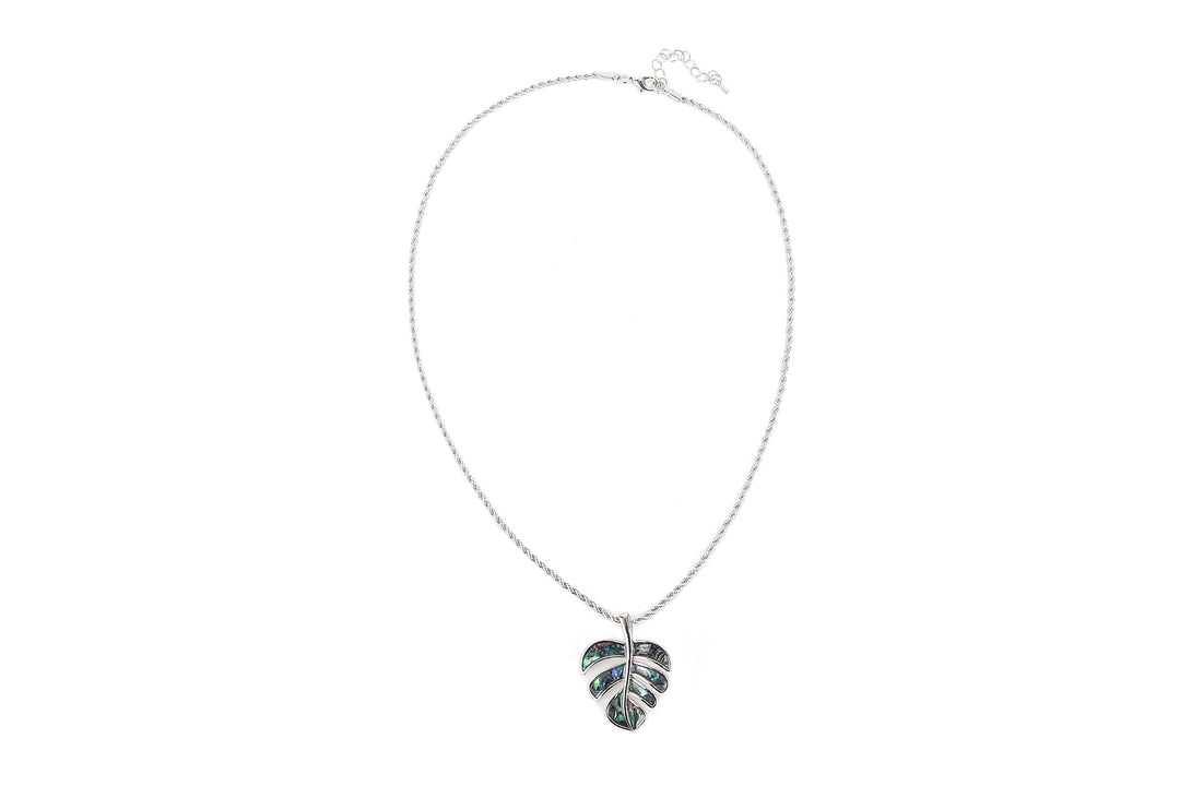 Jewelry Makamae Necklace Monstera Silver