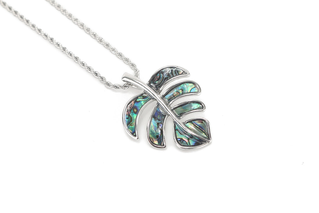 Jewelry Makamae Necklace Monstera Silver