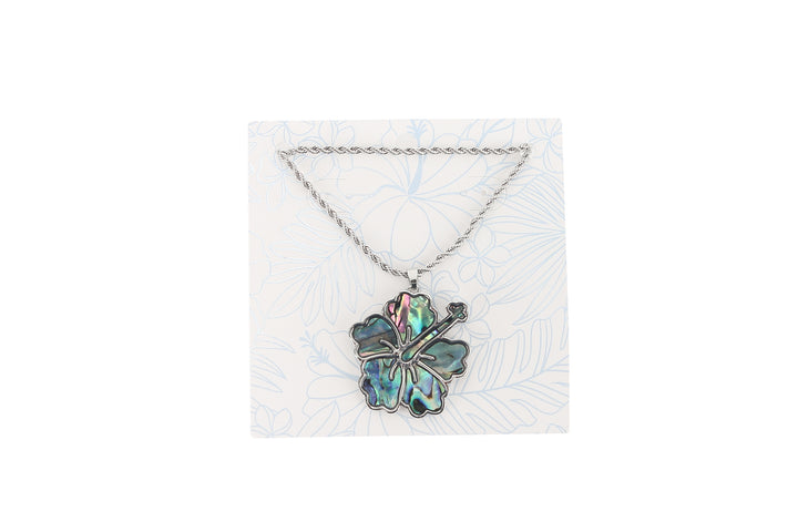 Jewelry Makamae Necklace Hibiscus Silver