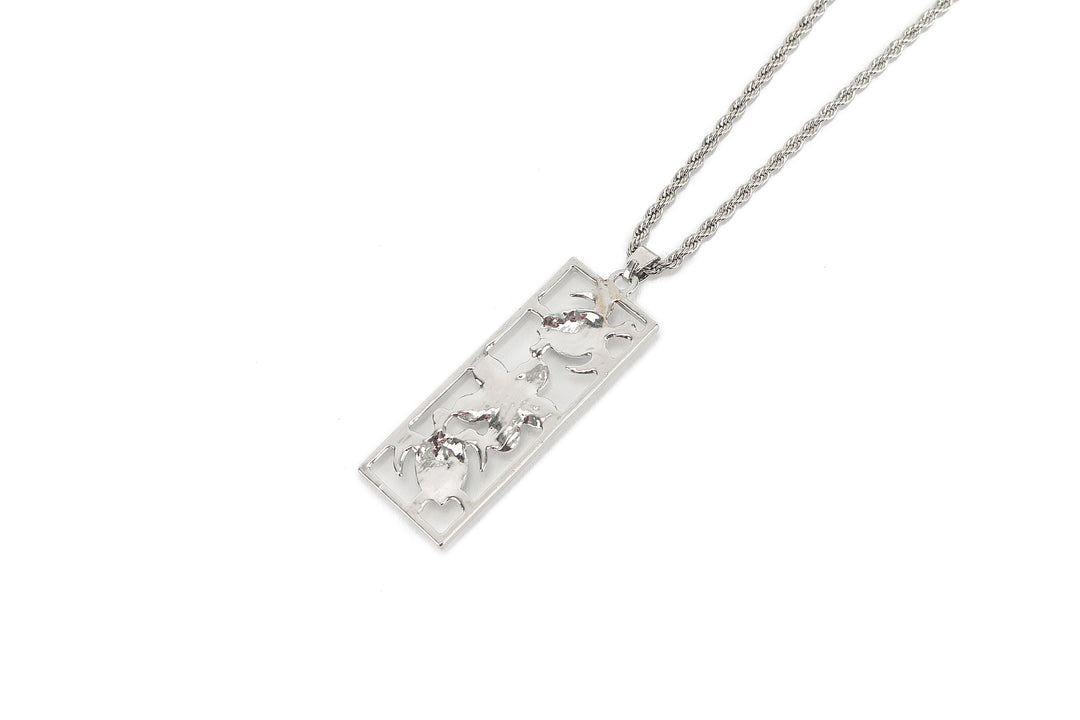 Jewelry Makamae Necklace 3 Turtle Silver