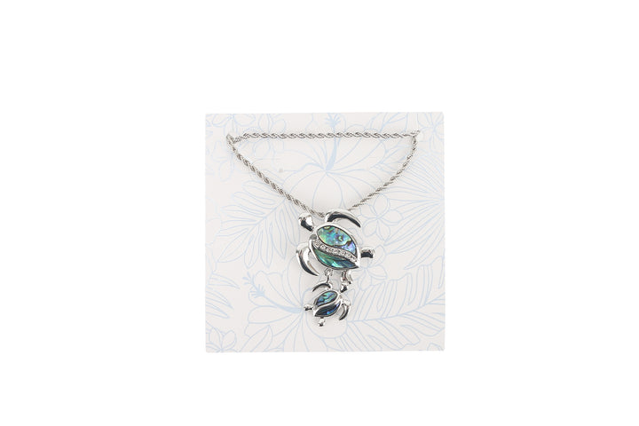 Jewelry Makamae Necklace 2 Turtle Silver