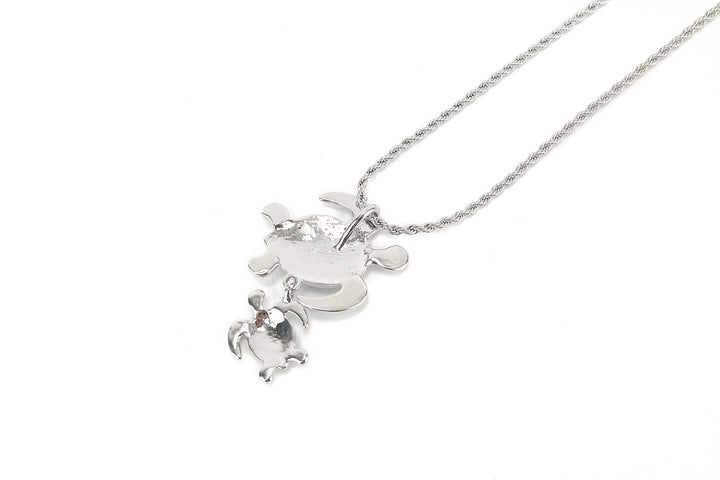 Jewelry Makamae Necklace 2 Turtle Silver