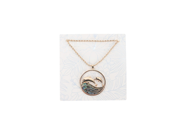 Jewelry Makamae Necklace Dolphin Gold