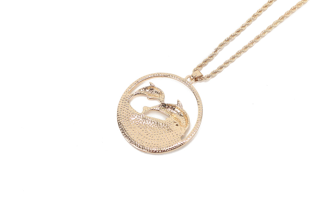 Jewelry Makamae Necklace Dolphin Gold