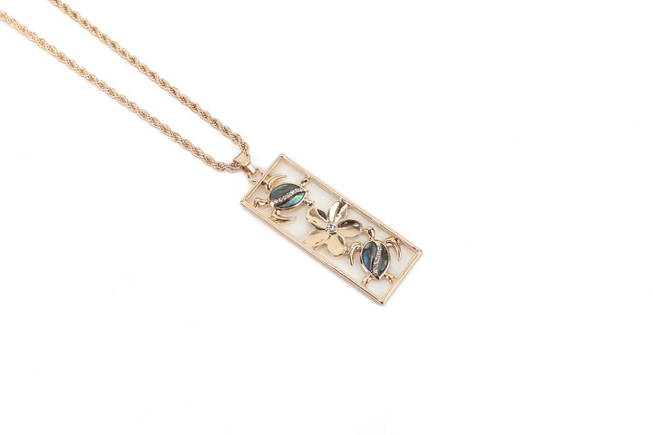 Jewelry Makamae Necklace 3 Turtle Gold