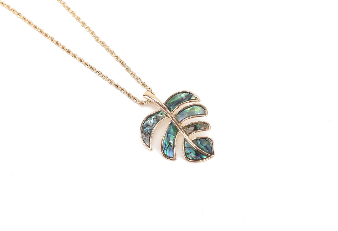 Jewelry Makamae Necklace Monstera Gold