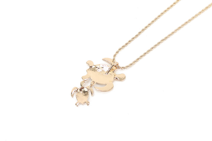 Jewelry Makamae Necklace 2 Turtle Gold