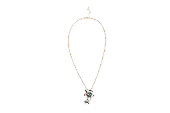 Jewelry Makamae Necklace 2 Turtle Gold