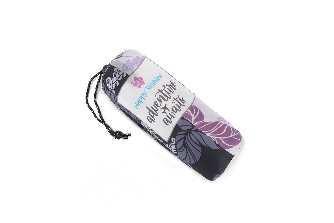 Sand-free Reversible Beach Towel Butterfly Navy Butterfly Purple