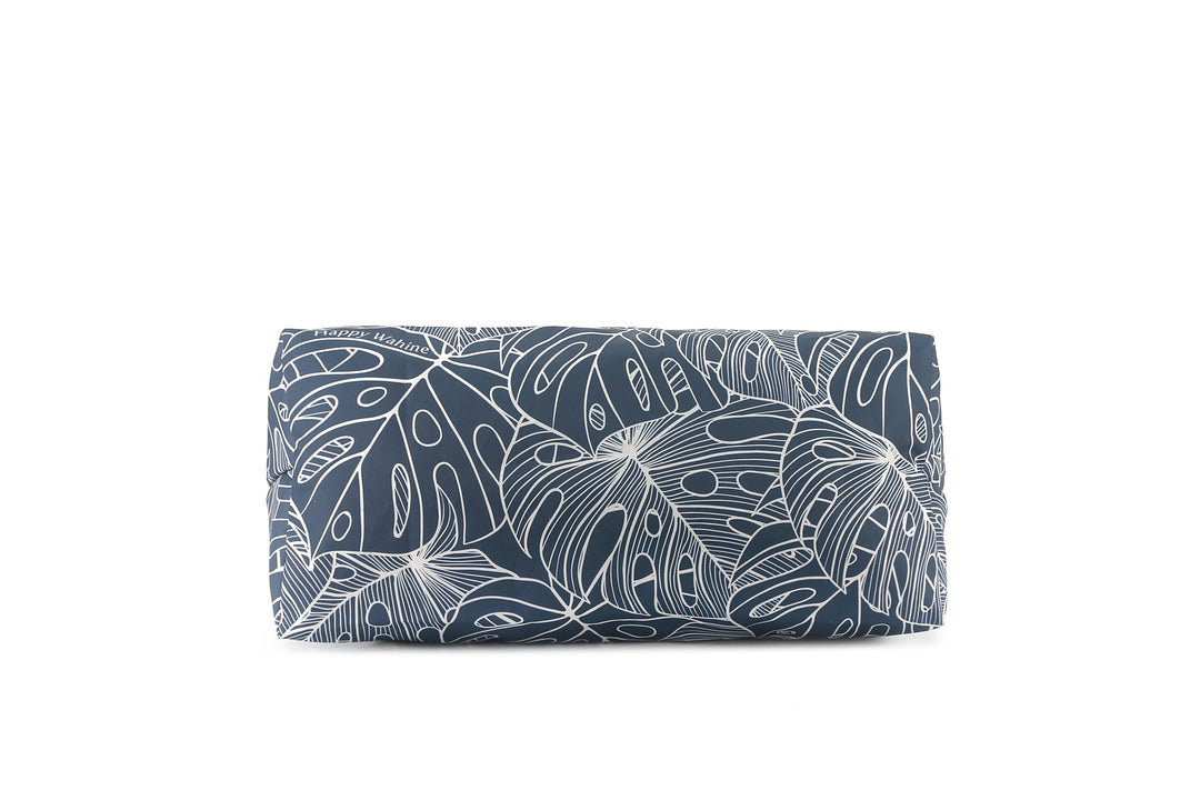 Tote Bag Tomoko Monstera Lines Navy