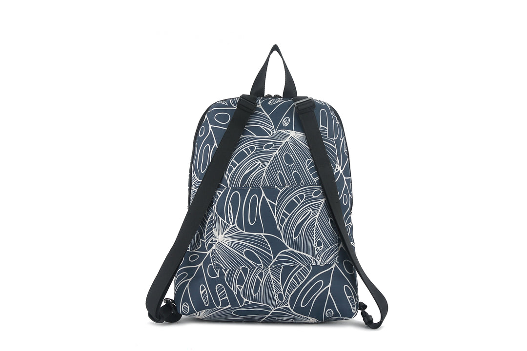 Backpack Kelly Monstera Lines Blue