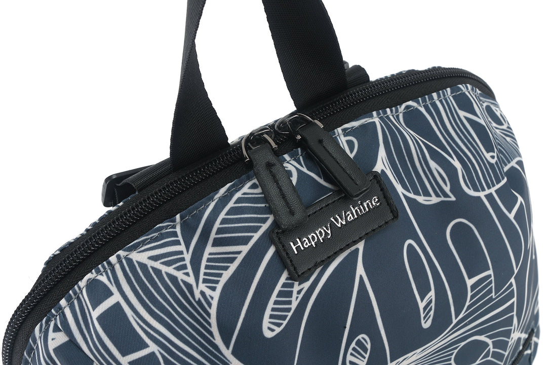 Backpack Kelly Monstera Lines Blue