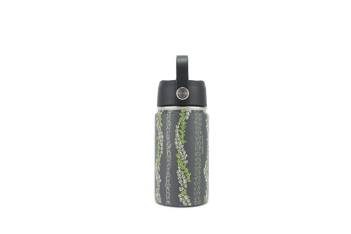 Insulated Water Bottle 12oz Pakalana Grey