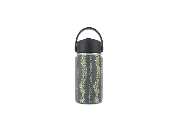 Insulated Water Bottle 12oz Pakalana Grey