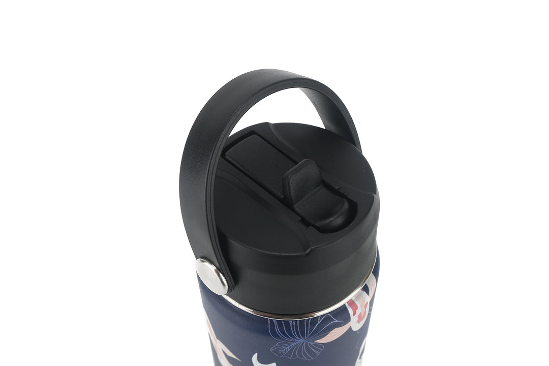 Insulated Water Bottle 12oz Koi Navy